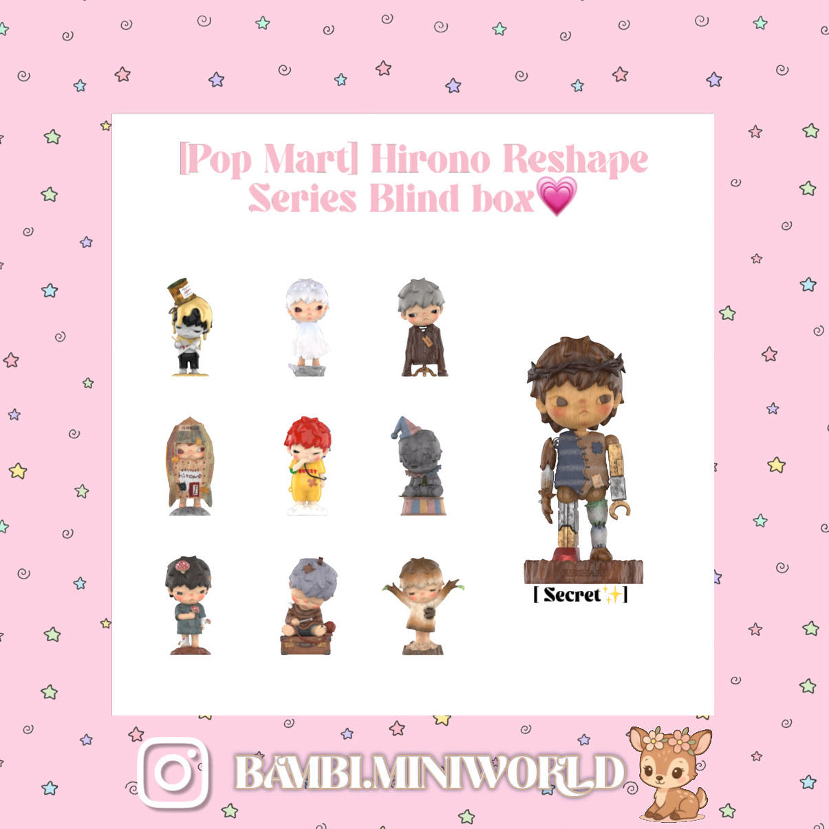 [Pop Mart] Hirono Reshape Series Blind box | سلسلة هيرونو ريشيب