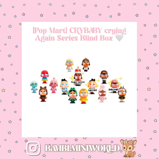 [Pop Mart] CRYBABY crying Again Series Blind Box | كراي بيبي كراينق اقين بوكس عشوائي.